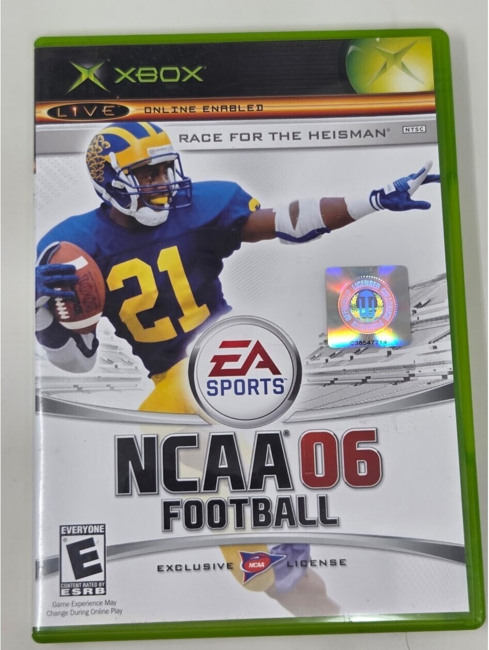 EA Sports NCAA Football 06 Original Xbox CIB Disc Manual Case Heisman Game 2005